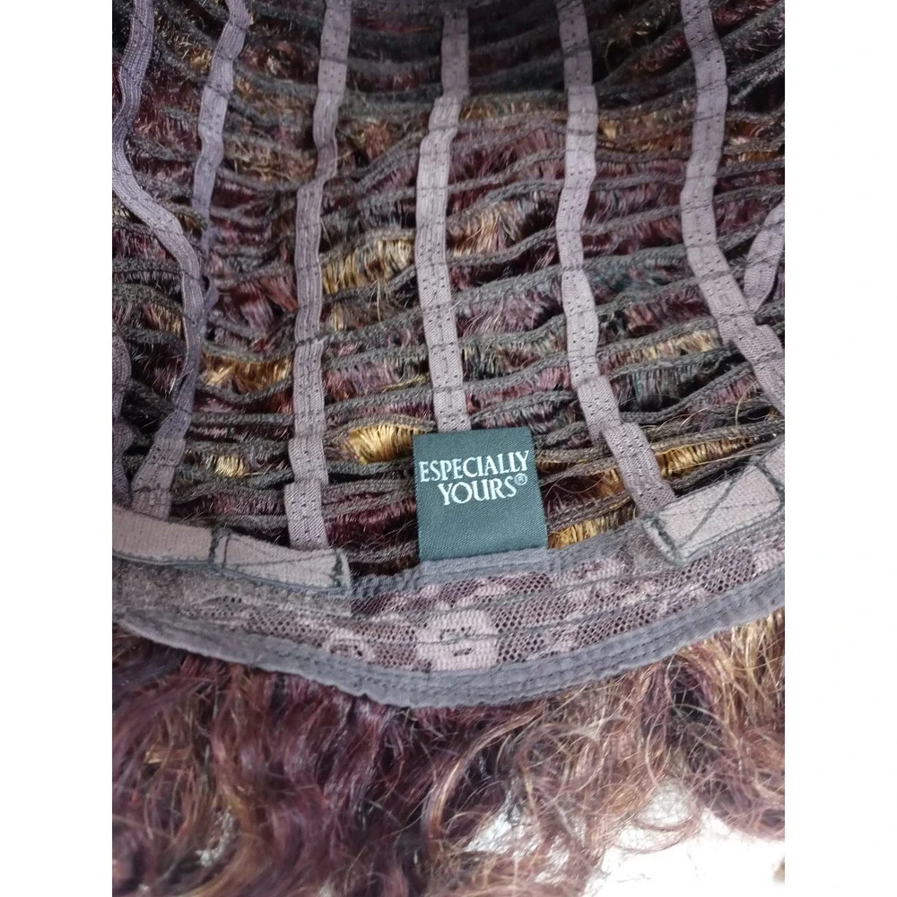 Especially Yours Wig Dark Red Curly Style Synthetic‎ Hair with Box